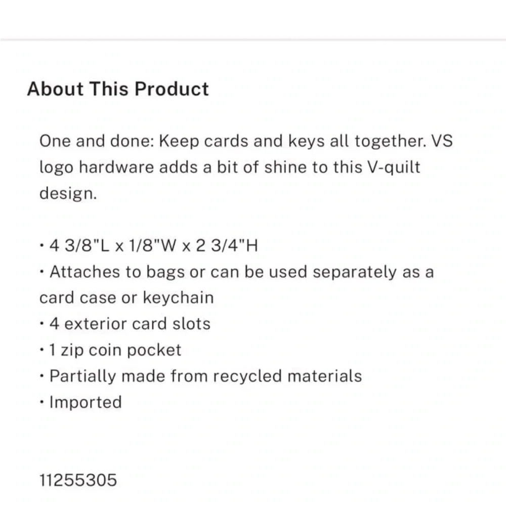 Victoria’s Secret Foldable Keychain Wallet - Picture 5 of 7